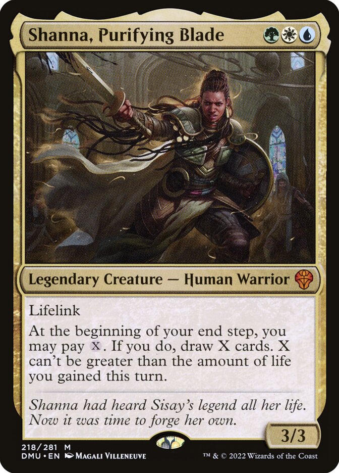 Shanna, Purifying Blade 218 (Dominaria United)  | Good Games Adelaide SA