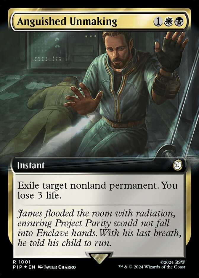 Anguished Unmaking 1001 (Universes Beyond: Fallout)  - Foil | Good Games Adelaide SA
