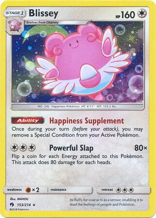Blissey 153/214 (Miscellaneous Cards & Products)  - Cosmo Holofoil | Good Games Adelaide SA