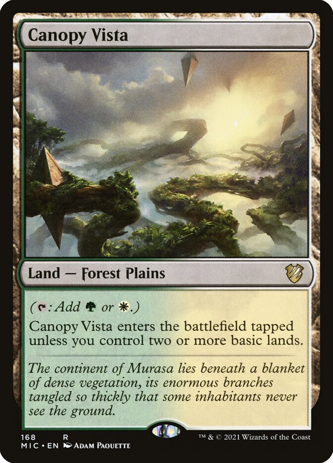 Canopy Vista 168 (Commander: Innistrad: Midnight Hunt)  | Good Games Adelaide SA