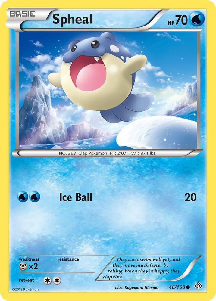 Spheal 46 46/160 (XY - Primal Clash)  | Good Games Adelaide SA