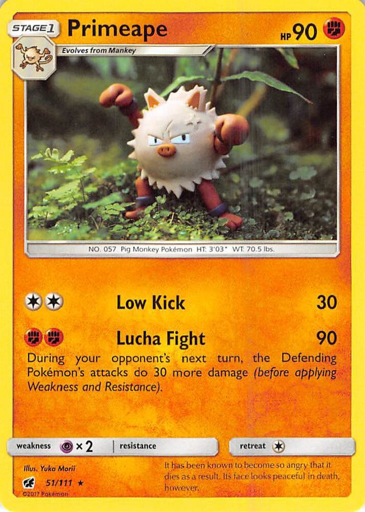 Primeape 51/111 (SM - Crimson Invasion)  | Good Games Adelaide SA