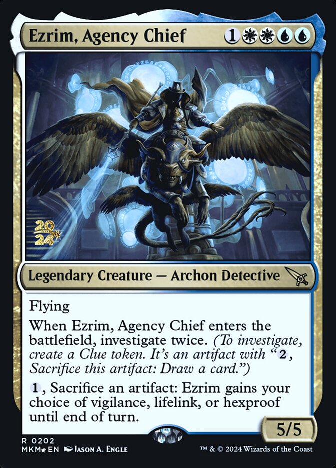 Ezrim, Agency Chief 202 (Prerelease Cards)  - Foil | Good Games Adelaide SA