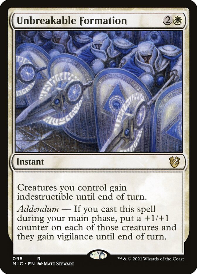 Unbreakable Formation 95 (Commander: Innistrad: Midnight Hunt)  | Good Games Adelaide SA