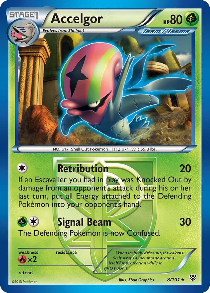 Accelgor Team Plasma 8/101 (Plasma Blast)  - Reverse Holofoil | Good Games Adelaide SA