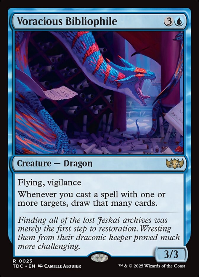 Voracious Bibliophile 23 (Commander: Tarkir: Dragonstorm)  | Good Games Adelaide SA