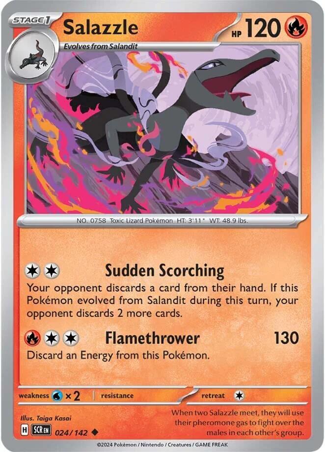 Salazzle 024/142 (SV07: Stellar Crown)  | Good Games Adelaide SA