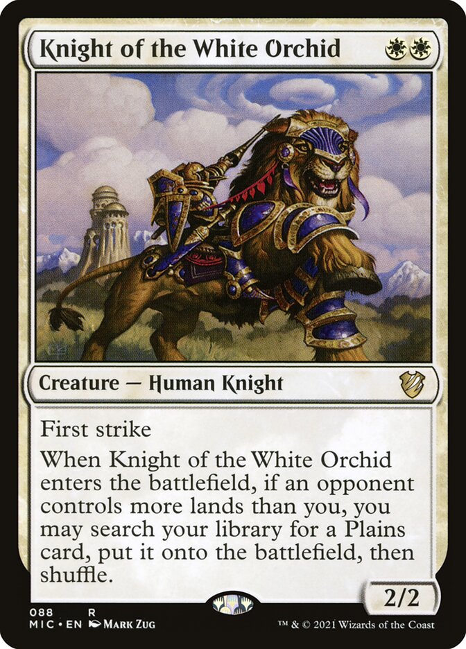 Knight of the White Orchid 88 (Commander: Innistrad: Midnight Hunt)  | Good Games Adelaide SA