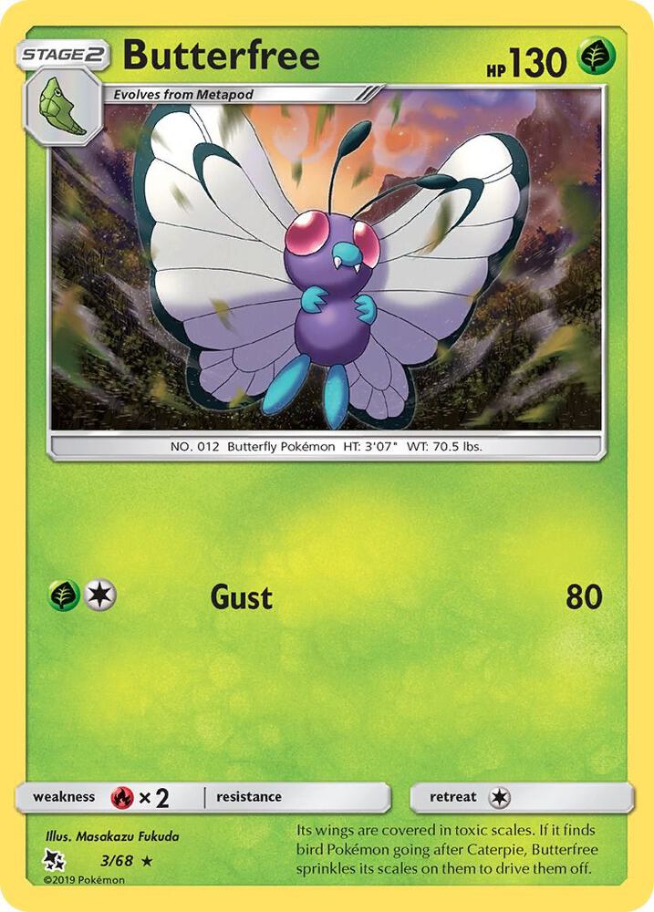 Butterfree 3/68 (Hidden Fates)  | Good Games Adelaide SA