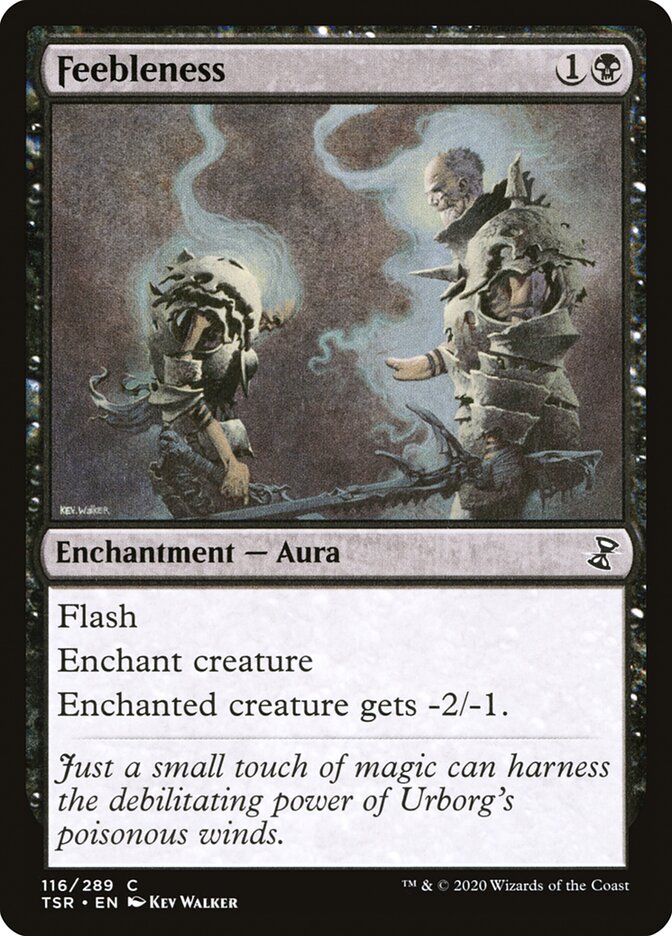 Feebleness 116 (Time Spiral: Remastered)  - Foil | Good Games Adelaide SA