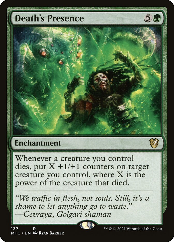 Death's Presence 137 (Commander: Innistrad: Midnight Hunt)  | Good Games Adelaide SA