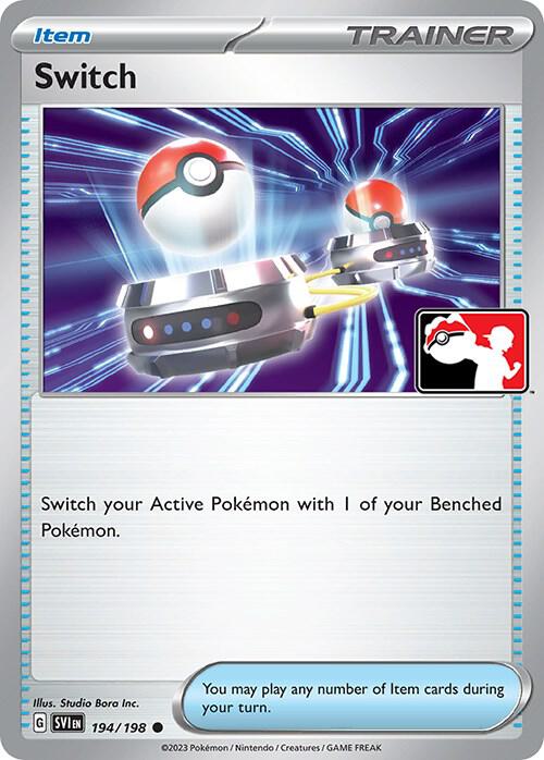 Switch Series 3/4/5 194/198 (Prize Pack Series Cards)  - Holofoil | Good Games Adelaide SA