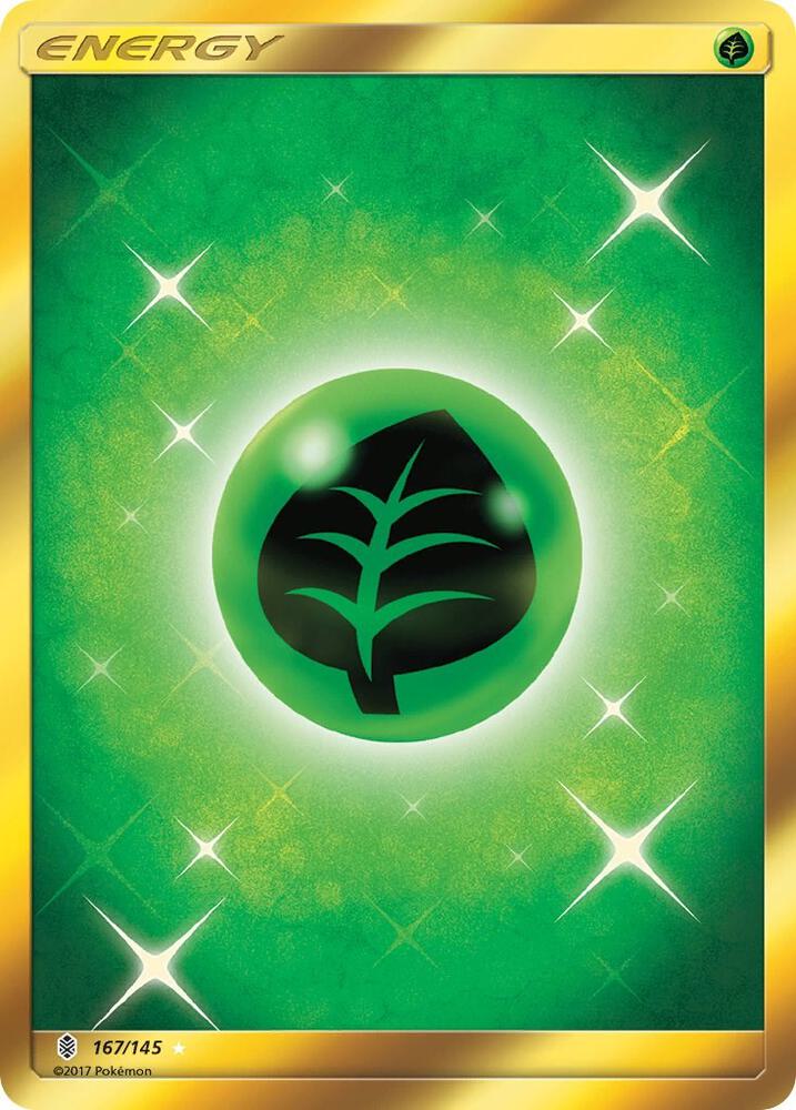 Grass Energy Secret 167/145 (SM - Guardians Rising)  - Holofoil | Good Games Adelaide SA