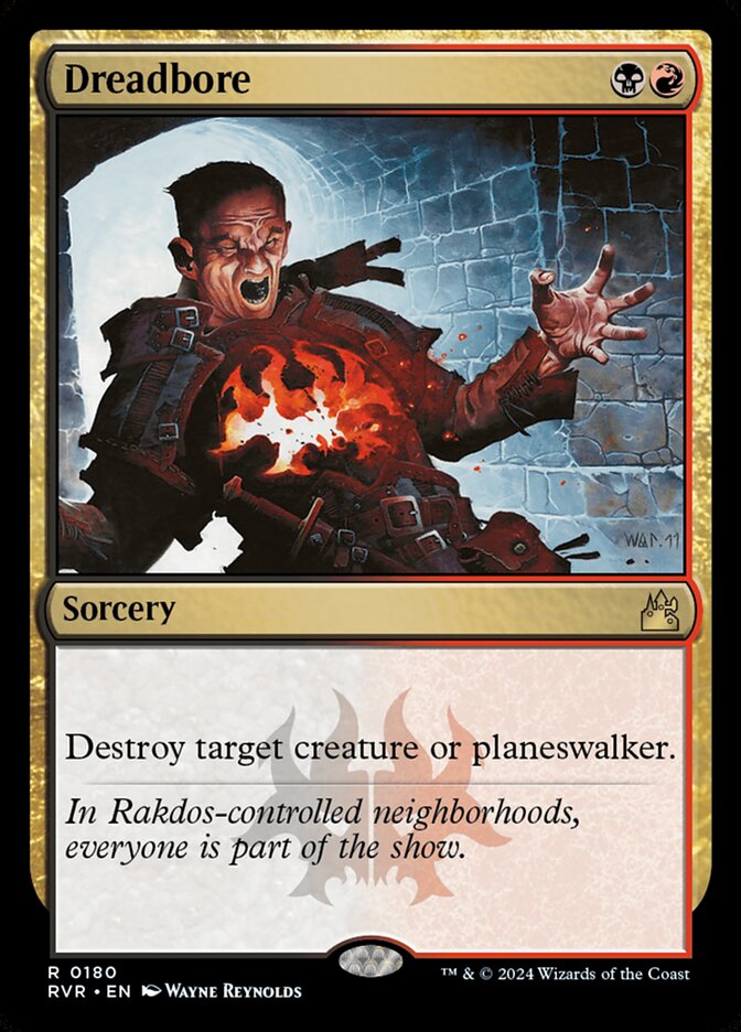 Dreadbore 180 (Ravnica Remastered)  - Foil | Good Games Adelaide SA