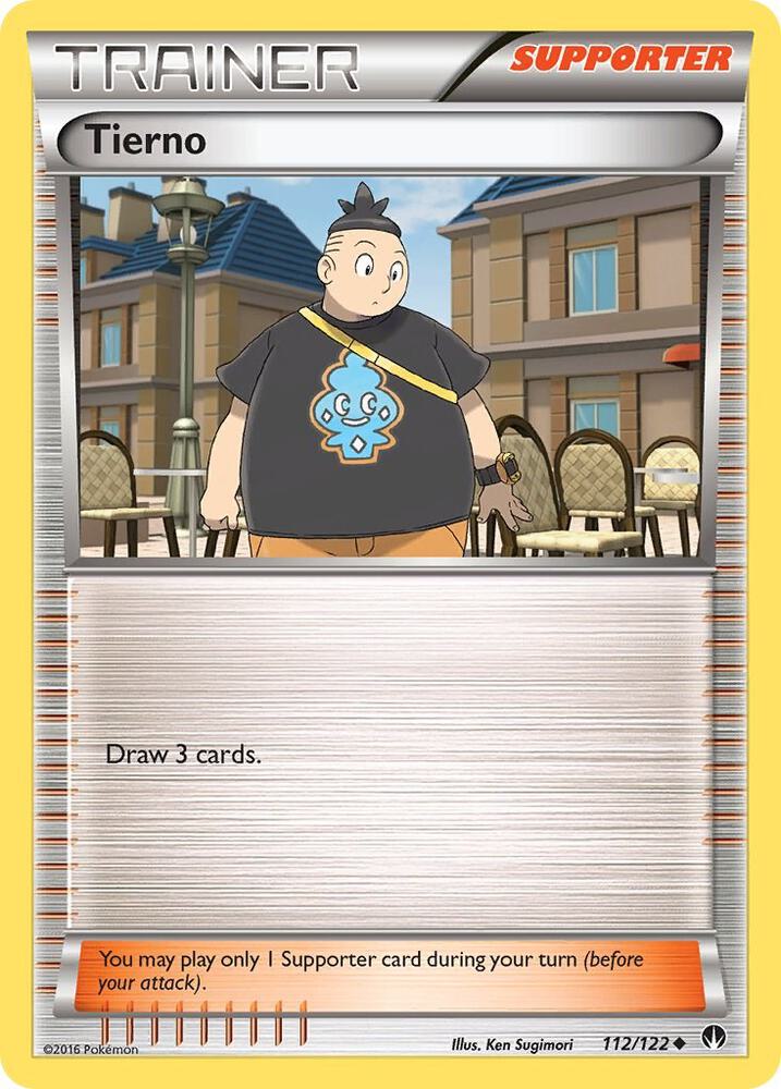 Tierno 112/122 (XY - BREAKpoint)  | Good Games Adelaide SA