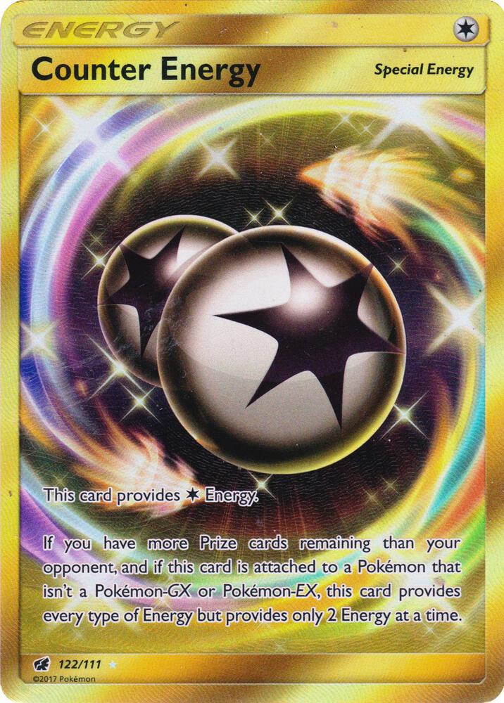 Counter Energy Secret 122/111 (SM - Crimson Invasion)  - Holofoil | Good Games Adelaide SA