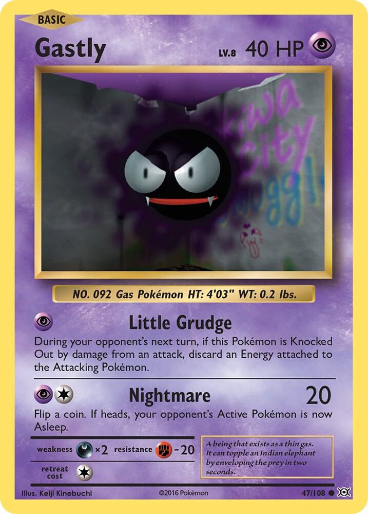 Gastly 47/108 (XY - Evolutions)  | Good Games Adelaide SA