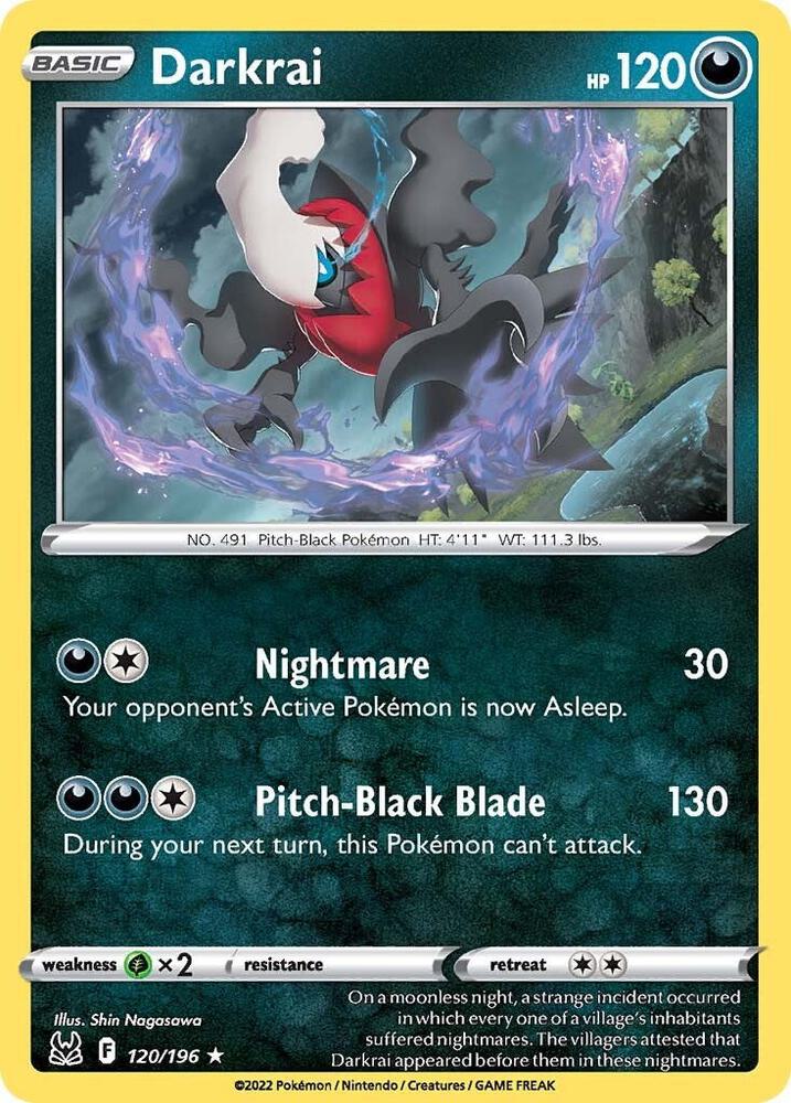 Darkrai 120/196 (SWSH11: Lost Origin)  - Holofoil | Good Games Adelaide SA