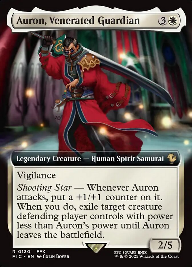 Auron, Venerated Guardian 130 (Commander: FINAL FANTASY)  | Good Games Adelaide SA