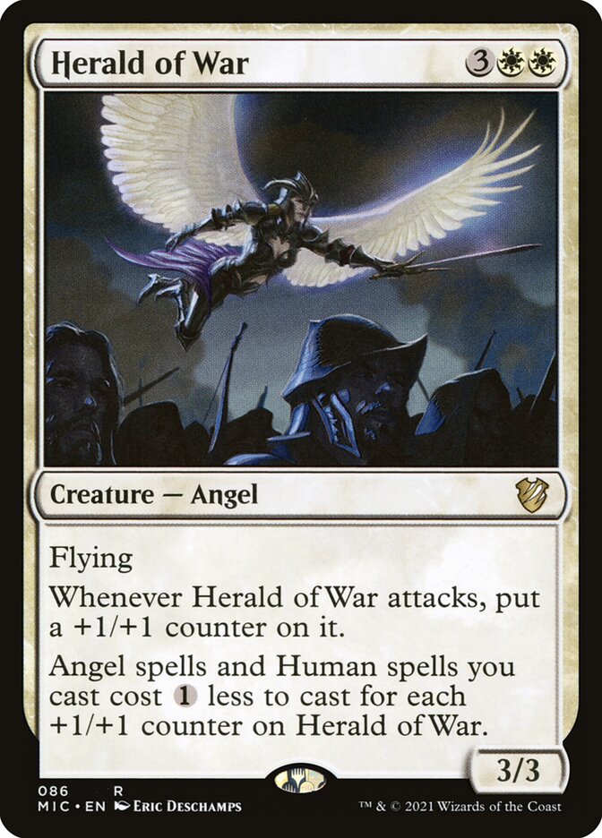 Herald of War 86 (Commander: Innistrad: Midnight Hunt)  | Good Games Adelaide SA