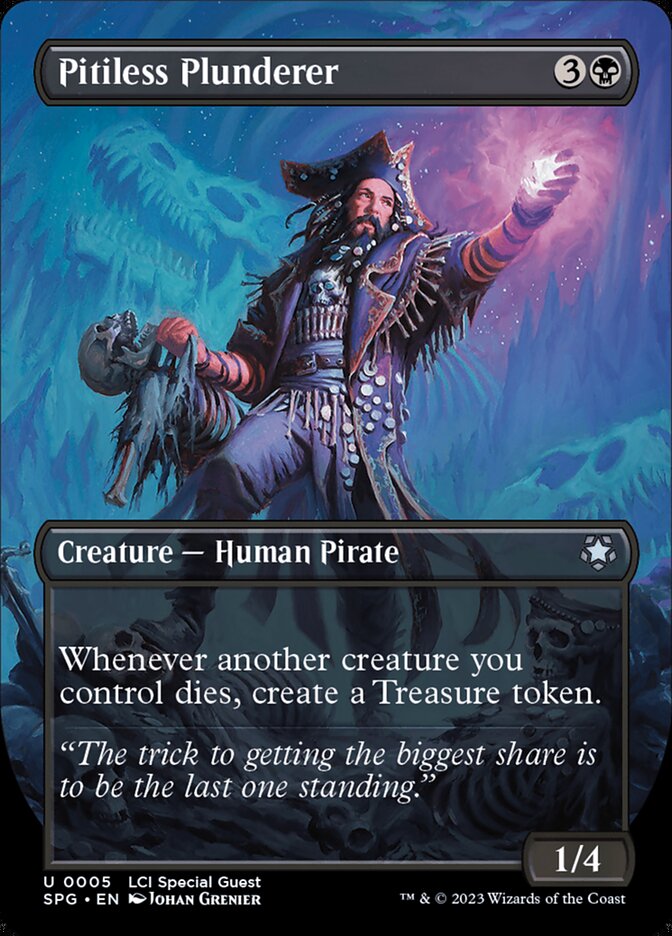 Pitiless Plunderer 5 (Special Guests)  - Borderless Foil | Good Games Adelaide SA