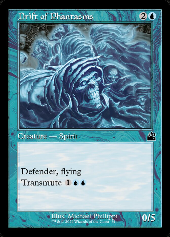 Drift of Phantasms Retro Frame 314 (Ravnica Remastered)  - Retro | Good Games Adelaide SA