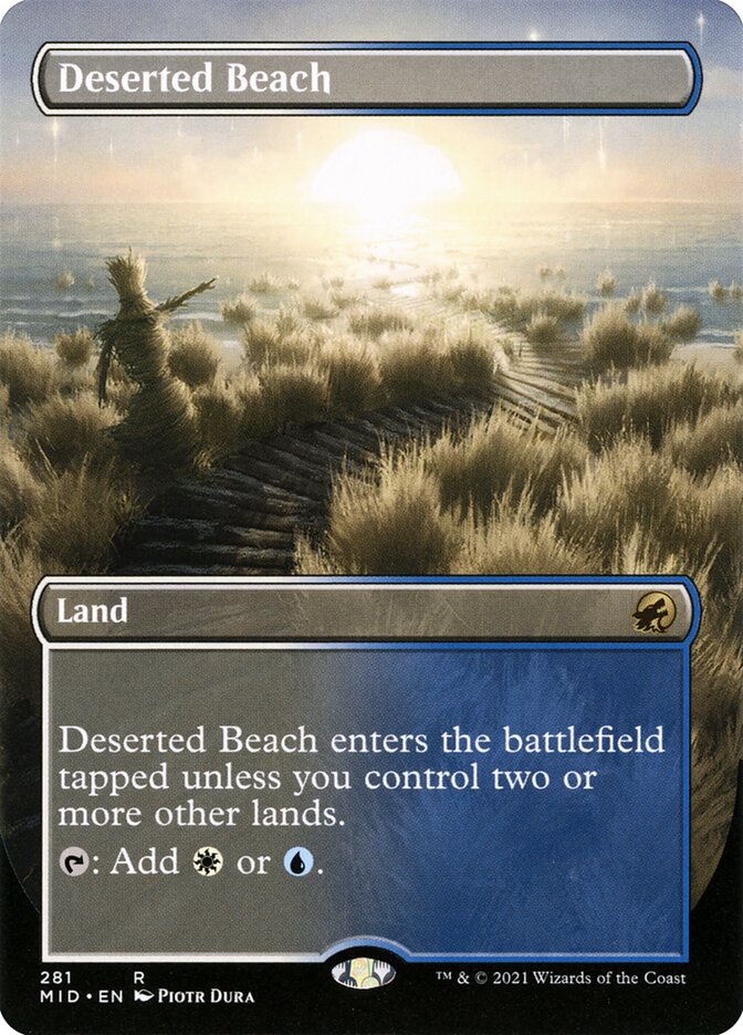 Deserted Beach 281 (Innistrad: Midnight Hunt)  - Foil | Good Games Adelaide SA
