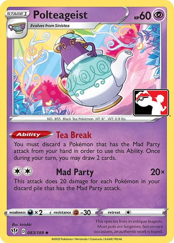 Polteageist Series 1 083/189 (Prize Pack Series Cards)  - Holofoil | Good Games Adelaide SA