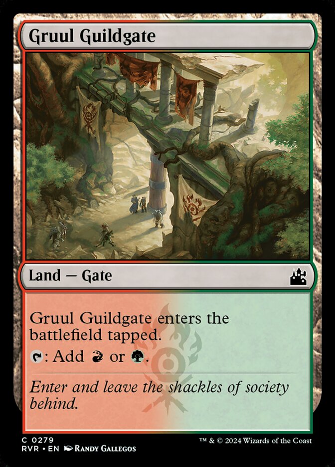 Gruul Guildgate 279 (Ravnica Remastered)  - Foil | Good Games Adelaide SA