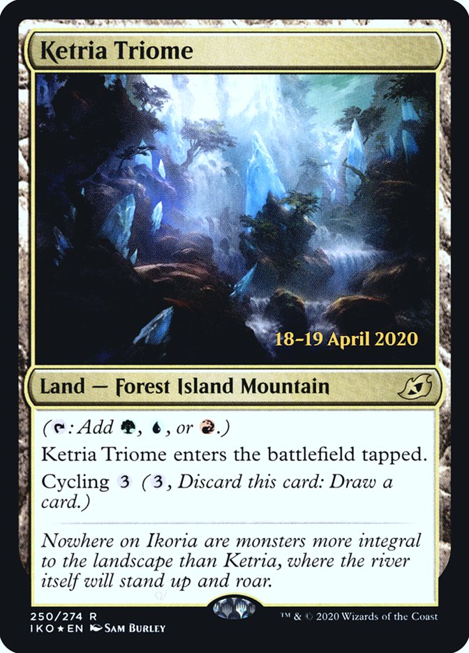 Ketria Triome 250 (Prerelease Cards)  - Foil | Good Games Adelaide SA