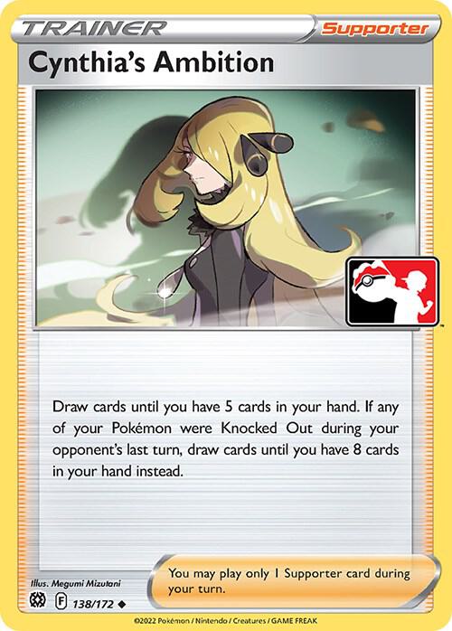 Cynthia's Ambition Series 2/3 138/172 (Prize Pack Series Cards)  | Good Games Adelaide SA