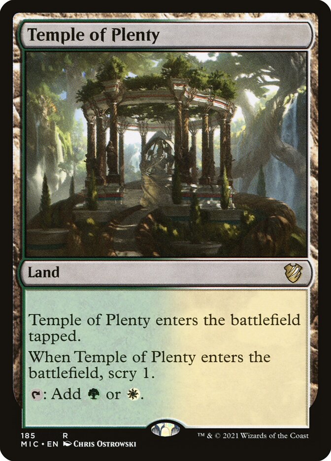 Temple of Plenty 185 (Commander: Innistrad: Midnight Hunt)  | Good Games Adelaide SA