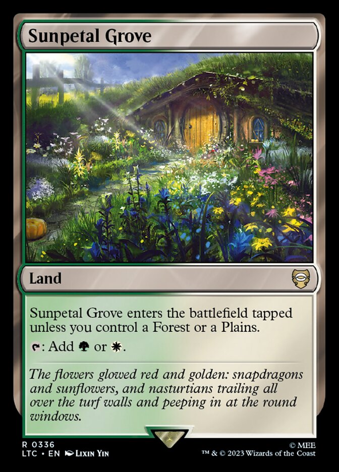 Sunpetal Grove 336 (Commander: The Lord of the Rings: Tales of Middle-earth)  | Good Games Adelaide SA