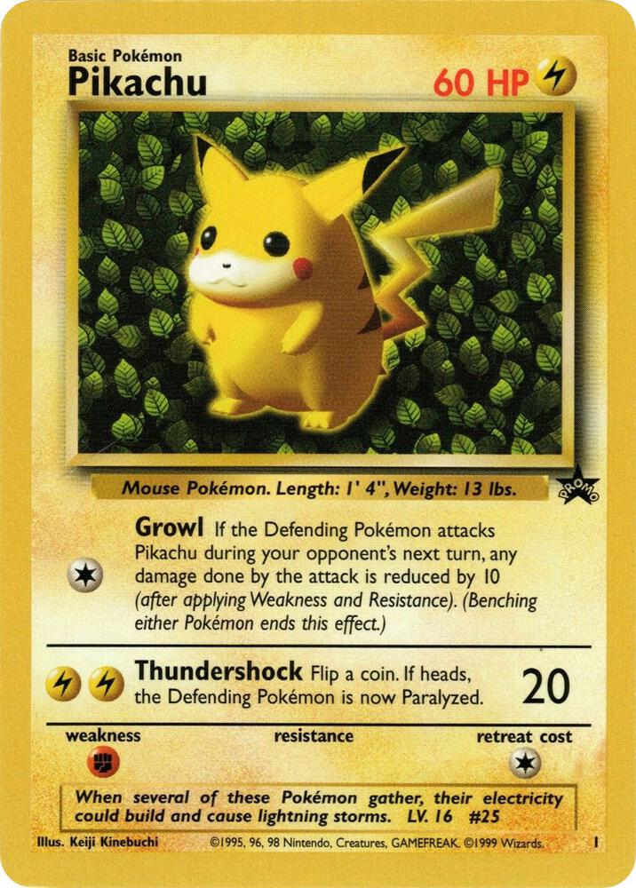 Pikachu 1 01/53 (WoTC Promo)  | Good Games Adelaide SA