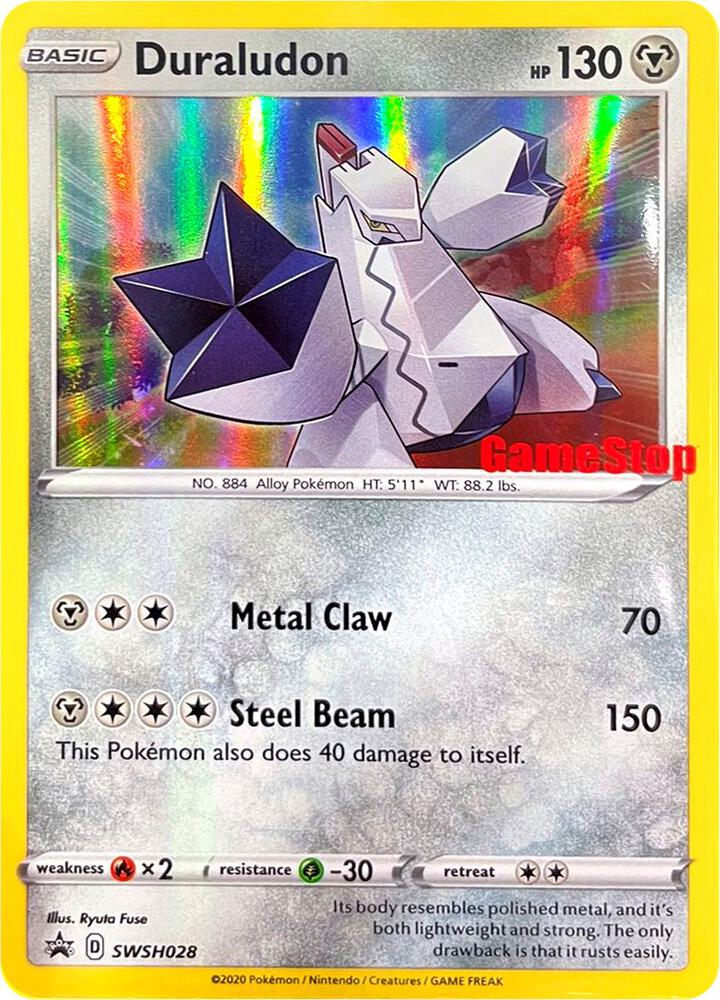 Duraludon SWSH028 Gamestop Exclusive SWSH028 (Miscellaneous Cards & Products)  - Holofoil | Good Games Adelaide SA