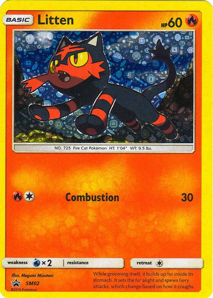 Litten SM02 General Mills Promo SM02 (Miscellaneous Cards & Products)  - Holofoil | Good Games Adelaide SA