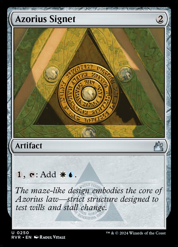Azorius Signet 250 (Ravnica Remastered)  - Foil | Good Games Adelaide SA