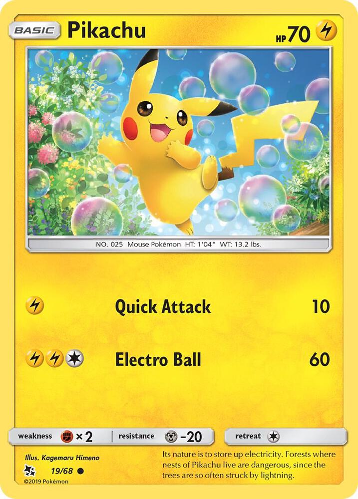 Pikachu 19/68 (Hidden Fates)  | Good Games Adelaide SA