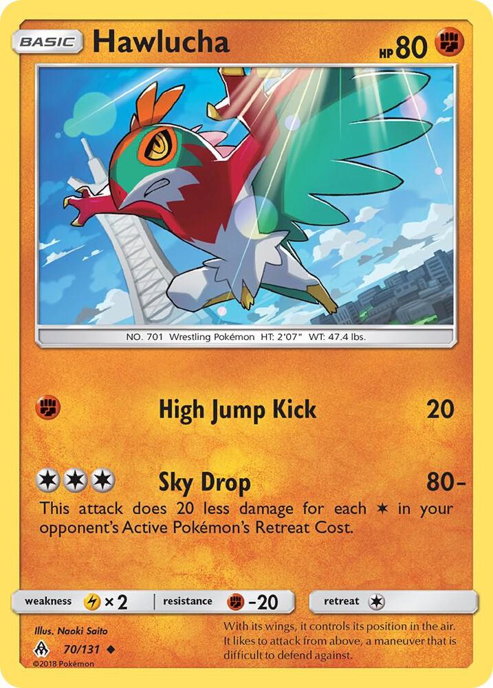 Hawlucha 70/131 (SM - Forbidden Light)  | Good Games Adelaide SA