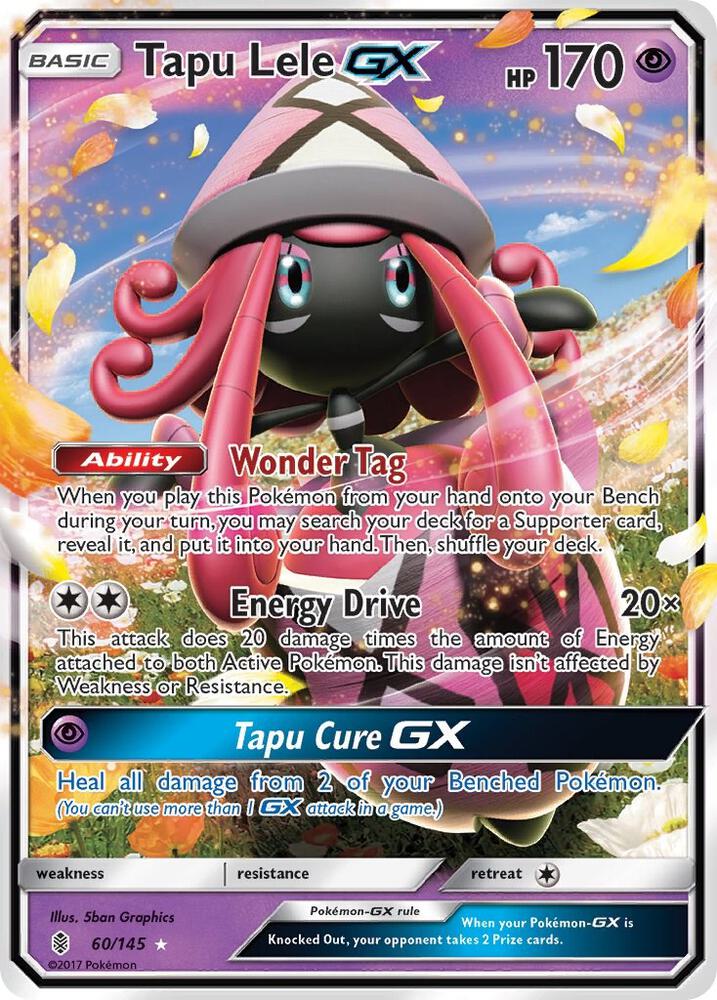 Tapu Lele GX 60/145 (SM - Guardians Rising)  - Holofoil | Good Games Adelaide SA