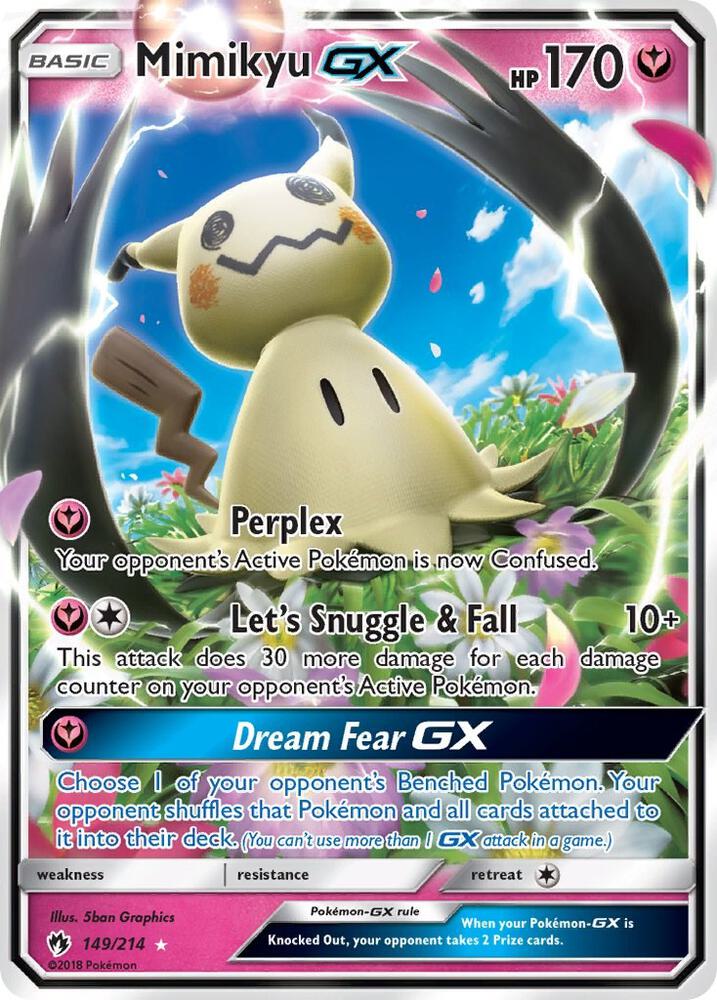 Mimikyu GX 149/214 (SM - Lost Thunder)  - Holofoil | Good Games Adelaide SA