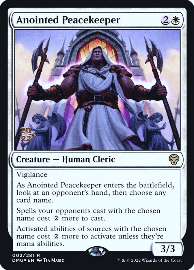 Anointed Peacekeeper 2 (Prerelease Cards)  - PreRelease Foil | Good Games Adelaide SA