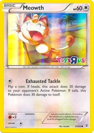 Meowth Toys R Us Promo 053/083 (Miscellaneous Cards & Products)  - Holofoil | Good Games Adelaide SA