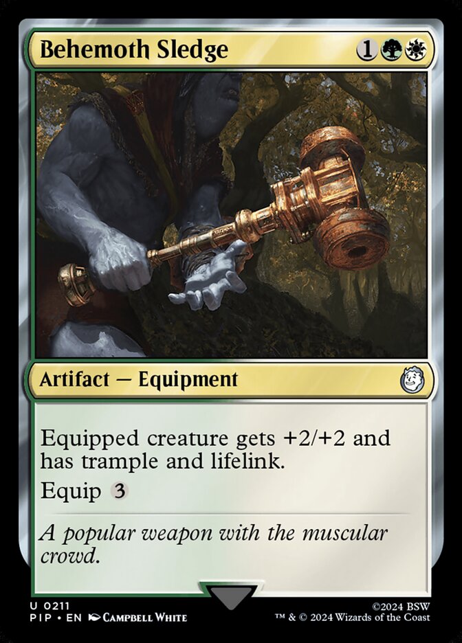 Behemoth Sledge 211 (Universes Beyond: Fallout)  - Foil | Good Games Adelaide SA