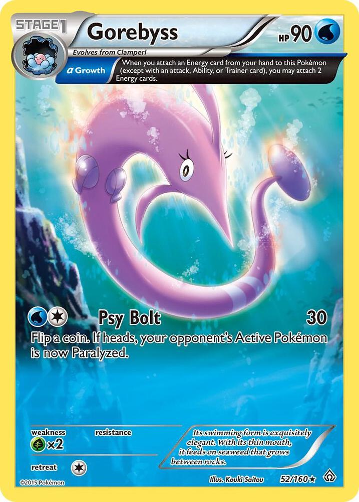 Gorebyss Alpha 52/160 (XY - Primal Clash)  - Reverse Holofoil | Good Games Adelaide SA