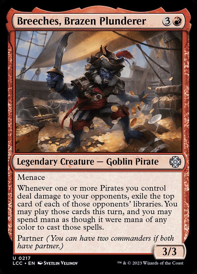 Breeches, Brazen Plunderer 217 (Commander: The Lost Caverns of Ixalan)  | Good Games Adelaide SA