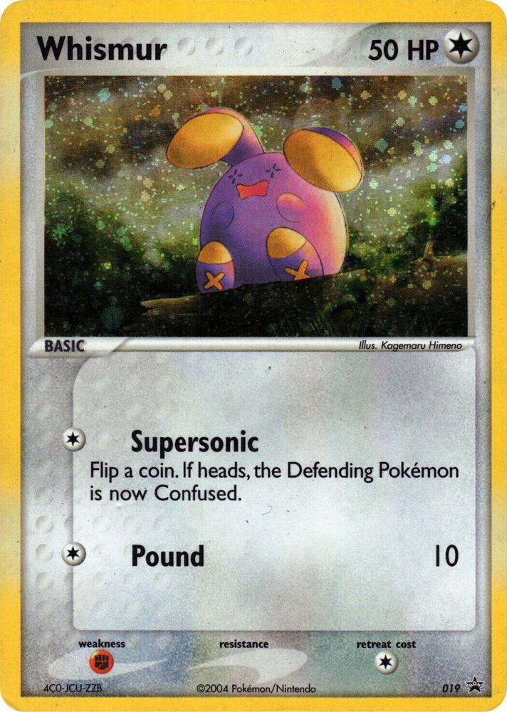 Whismur EX Deck Tin 019 (Nintendo Promos)  - Holofoil | Good Games Adelaide SA