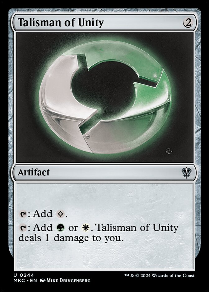 Talisman of Unity 244 (Commander: Murders at Karlov Manor)  | Good Games Adelaide SA