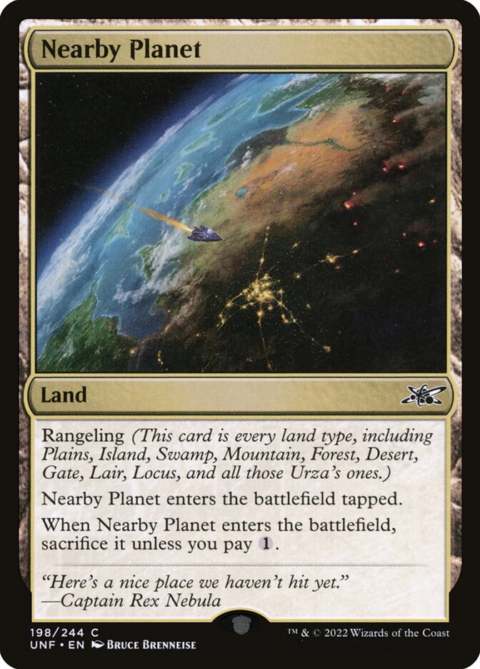 Nearby Planet 198 (Unfinity)  - Foil | Good Games Adelaide SA