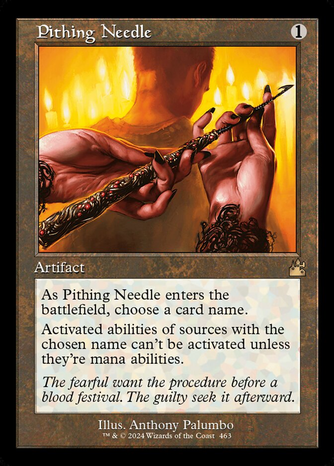 Pithing Needle 463 (Ravnica Remastered)  | Good Games Adelaide SA